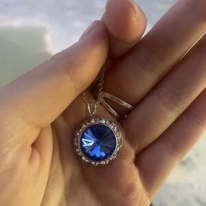 Blue Swarovski Necklace